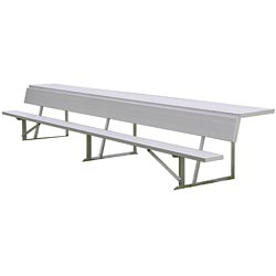 7.5' Player's Bench with shelf