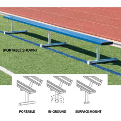 7.5' Permanent Bench w/o back (colored)