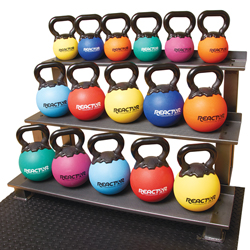 Reactor 8 in. Rubber Kettlebell (12lb)
