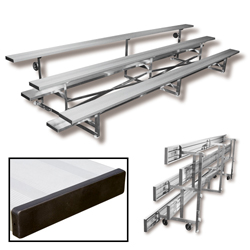 4 Row 15' Tip-N-Roll Bleacher (seats 40)