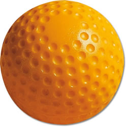 MacGregor® 9" Yellow Dimpled Baseball