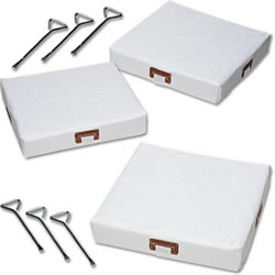 MacGregor®Heavy Duty Vinyl Bases - Official 15"x15"" (Set of 3)"