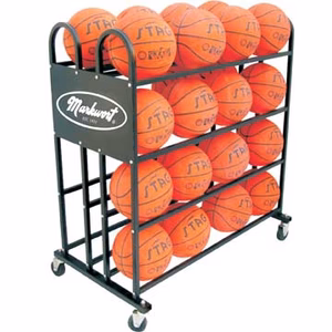 Markwort Basketball Trolley - For 36 Balls